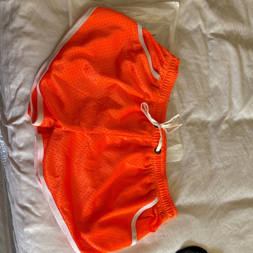 Bright Orange Athletic Shorts